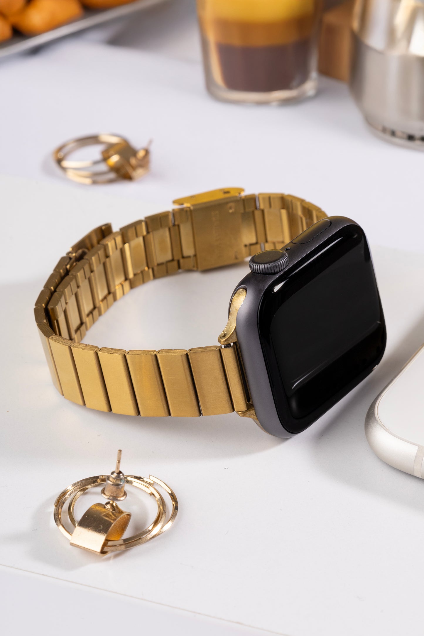 Arkon Serisi Retro Çelik Kordon - Apple Watch Uyumlu (5 Renk Seçimli)