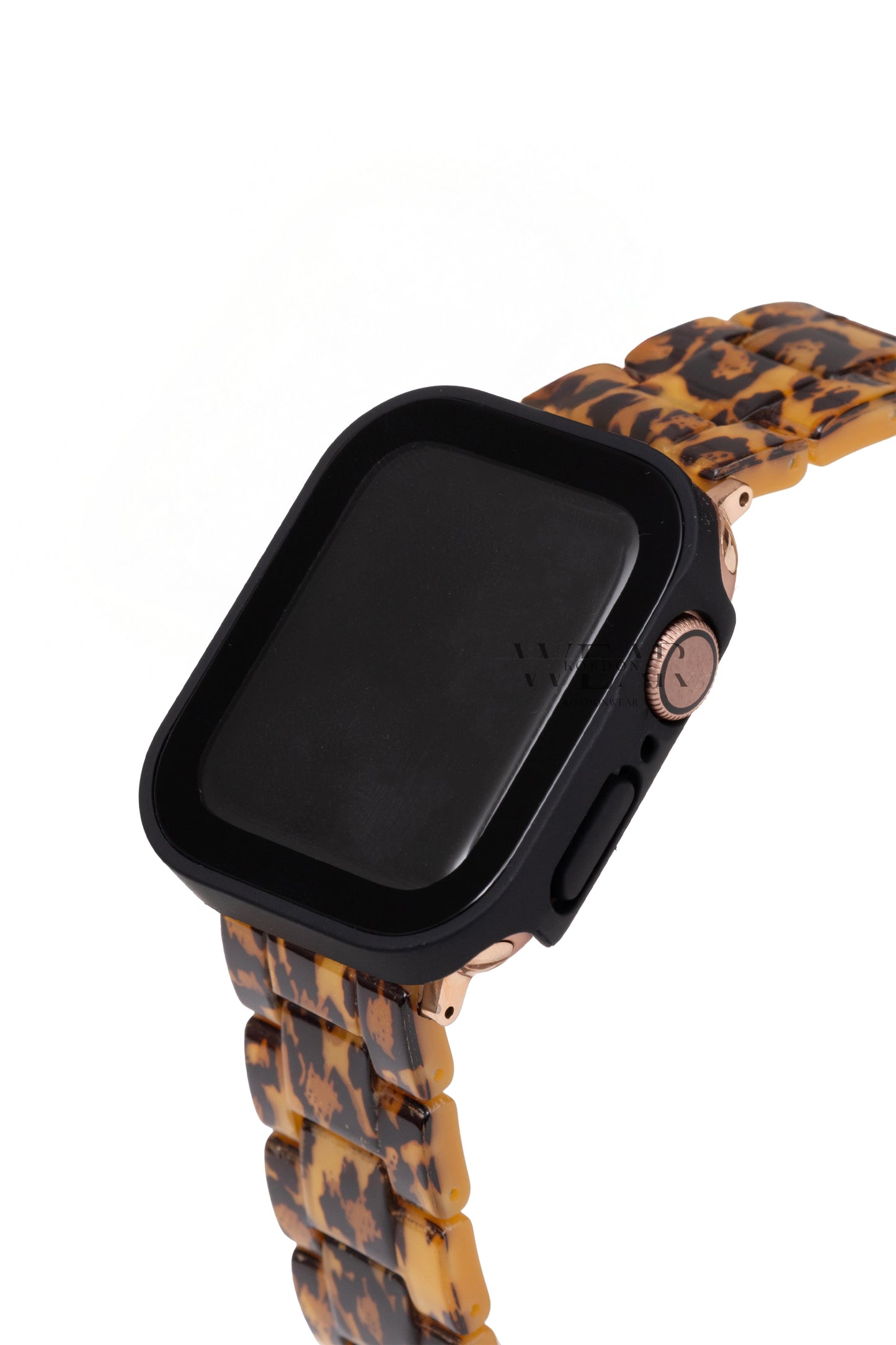 Apple Watch Uyumlu Kasa ve Ekran Koruyucu Su Geçirmez Kılıf - Mat Siyah