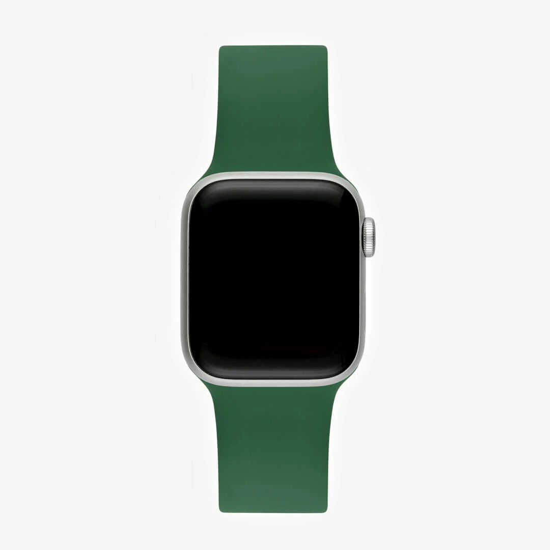 Çam Yeşili Silikon Kordon - Apple Watch Uyumlu (S/M – M/L)