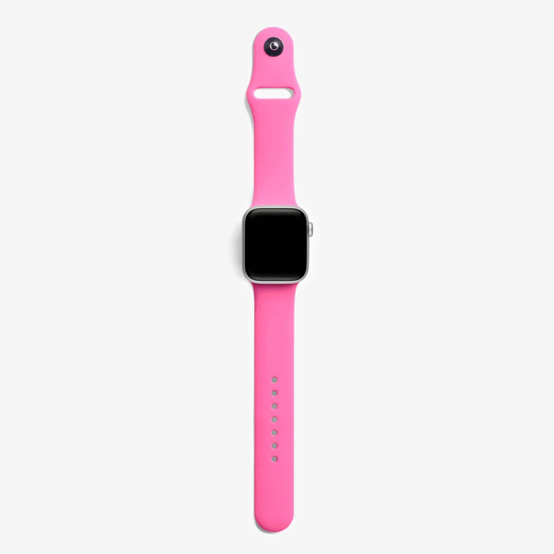 Barbie Pembesi Silikon Kordon - Apple Watch Uyumlu (S/M – M/L)