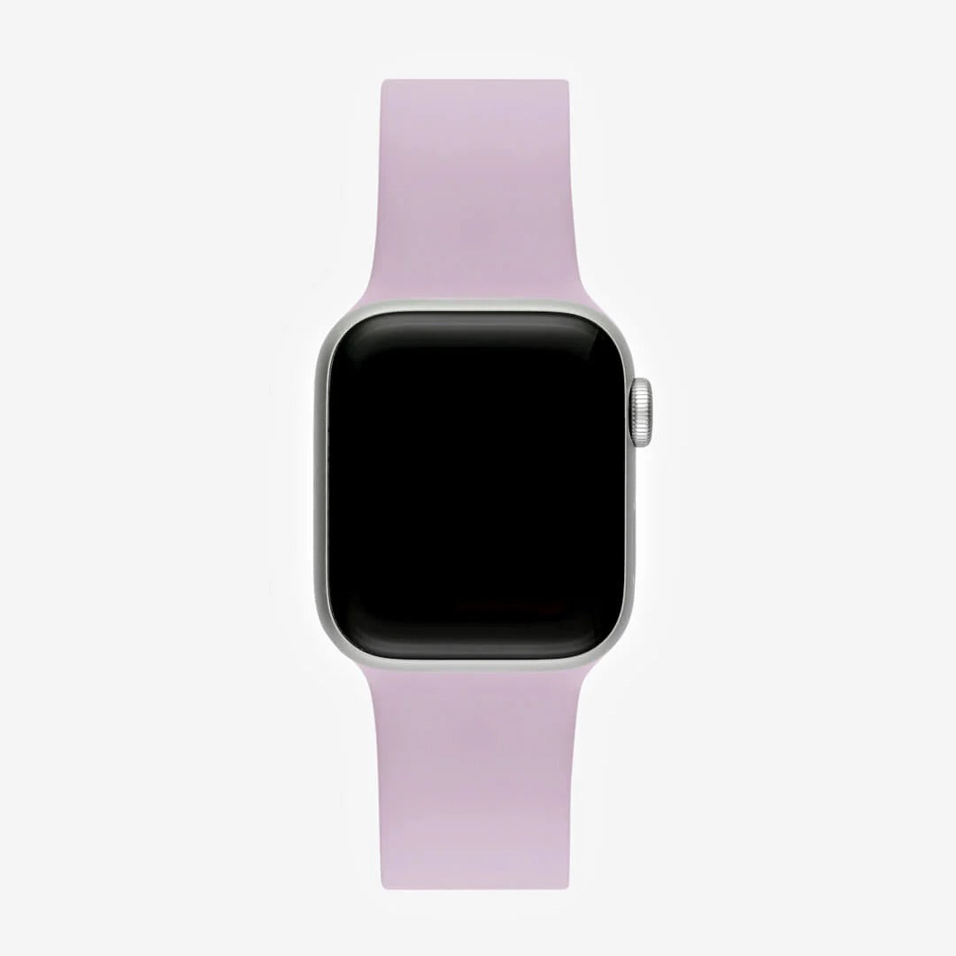 Lavanta Silikon Kordon - Apple Watch Uyumlu (S/M – M/L)