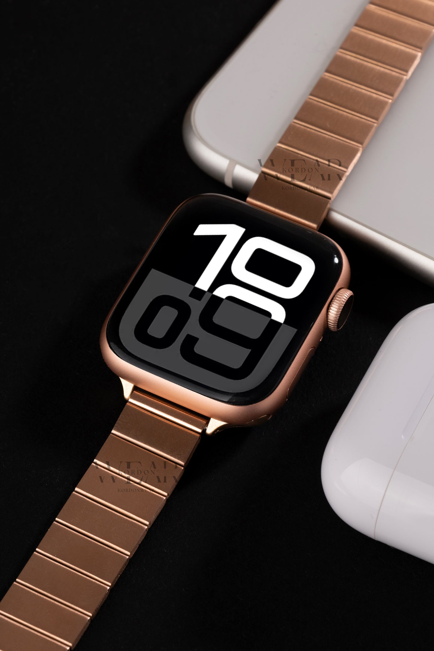 Arkon Serisi Retro Çelik Kordon - Apple Watch Uyumlu (5 Renk Seçimli)