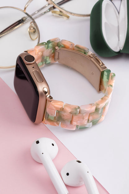 Resinia Serisi Reçine Kordon - Apple Watch Uyumlu (7 Renk Seçimli)