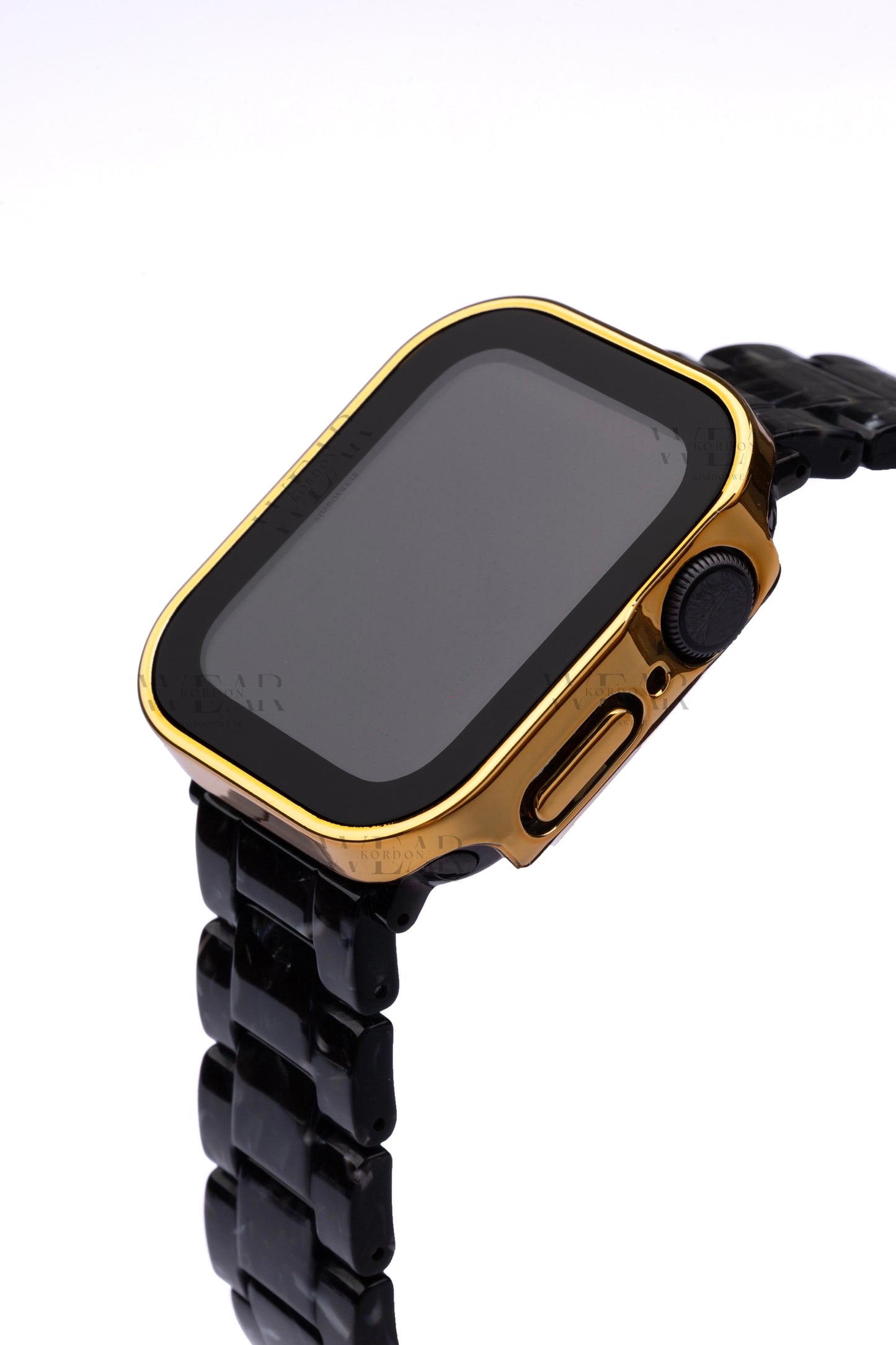 Apple Watch Uyumlu Kasa ve Ekran Koruyucu Su Geçirmez Kılıf – Gold Renk