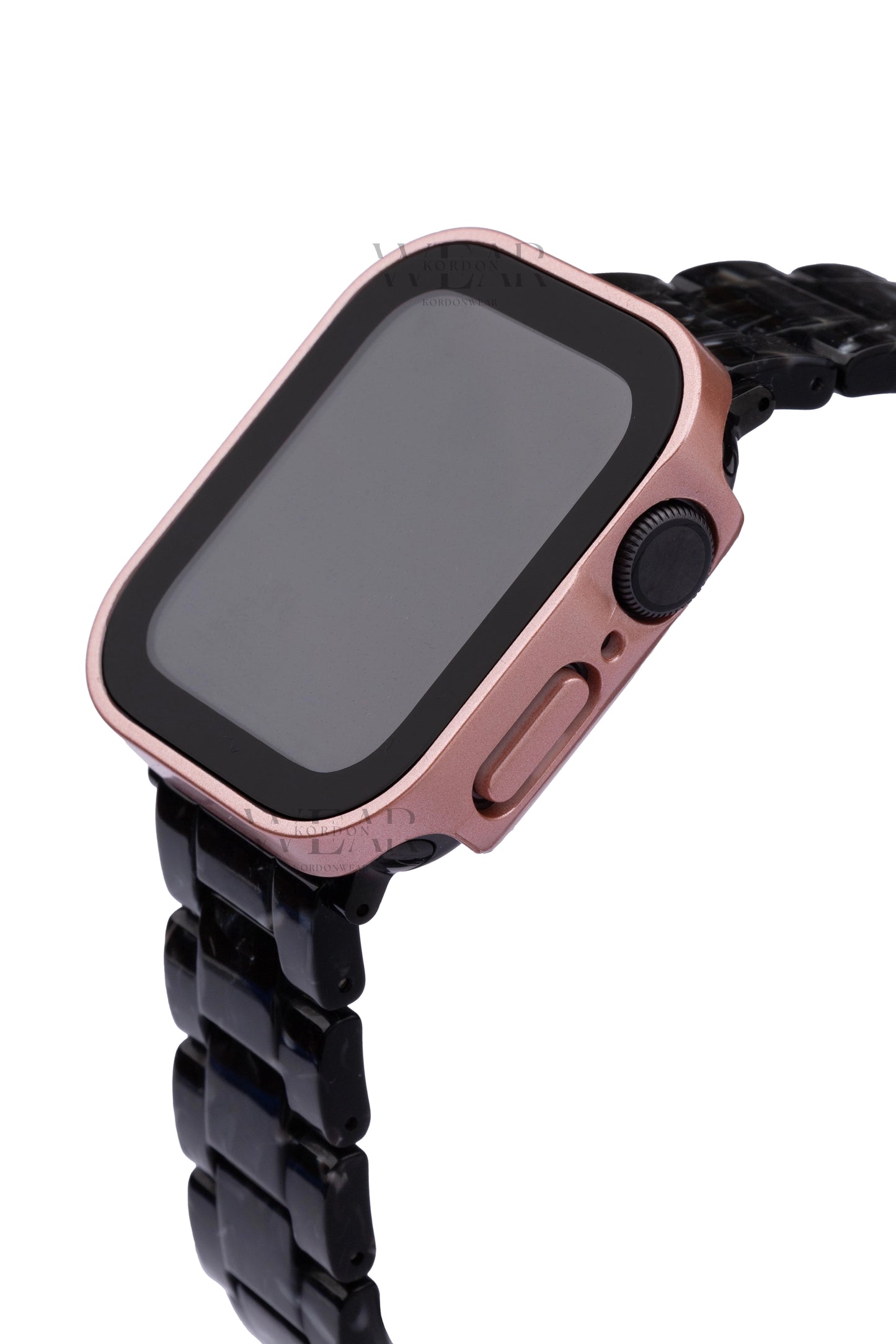 Apple Watch Uyumlu Kasa ve Ekran Koruyucu Su Geçirmez Kılıf - Mat Rose Pink