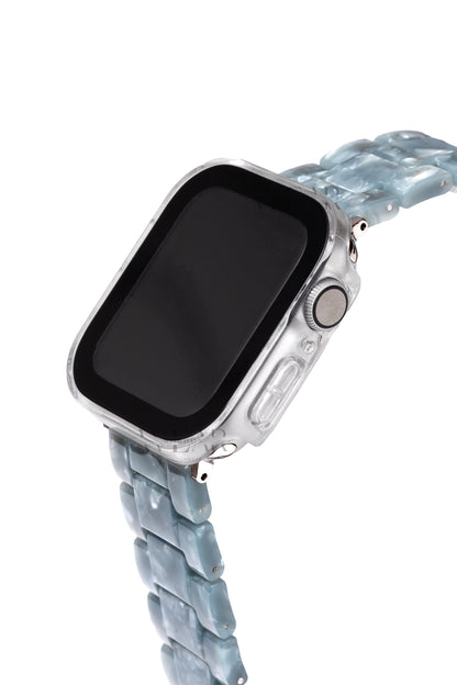 Apple Watch Uyumlu Kasa ve Ekran Koruyucu Su Geçirmez Kılıf - Şeffaf