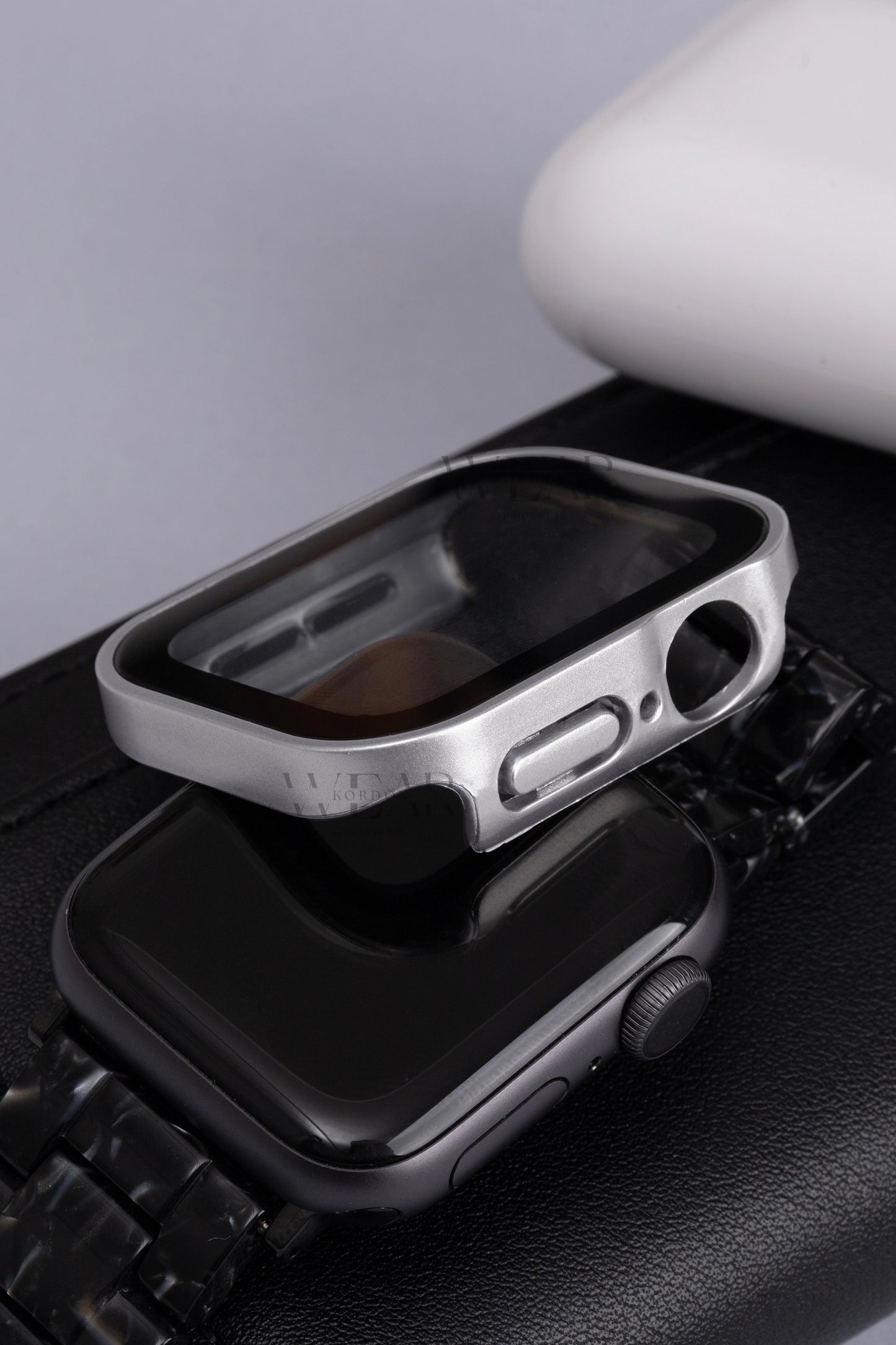Apple Watch Uyumlu Kasa ve Ekran Koruyucu Su Geçirmez Kılıf - Starlight