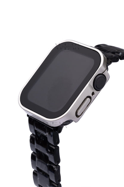 Apple Watch Uyumlu Kasa ve Ekran Koruyucu Su Geçirmez Kılıf - Starlight