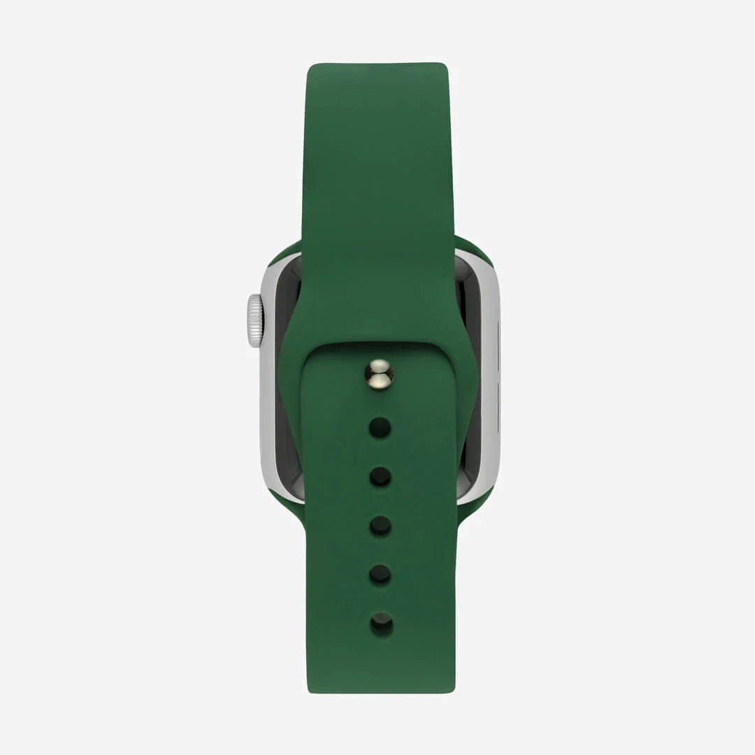 Çam Yeşili Silikon Kordon - Apple Watch Uyumlu (S/M – M/L)