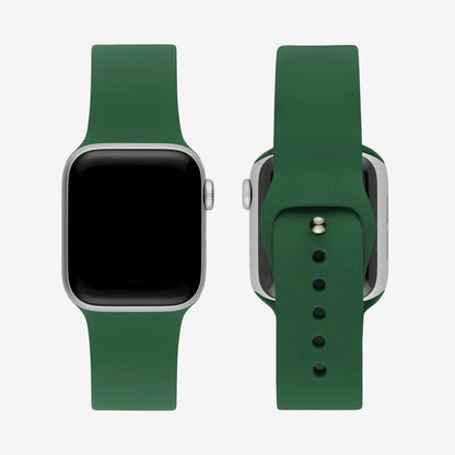 Çam Yeşili Silikon Kordon - Apple Watch Uyumlu (S/M – M/L)