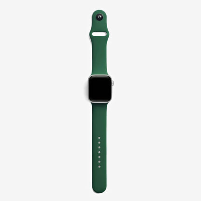 Çam Yeşili Silikon Kordon - Apple Watch Uyumlu (S/M – M/L)