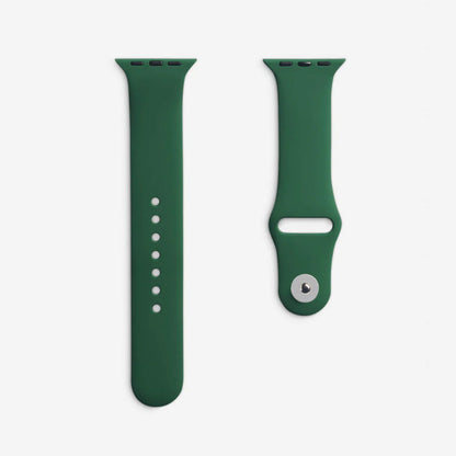 Çam Yeşili Silikon Kordon - Apple Watch Uyumlu (S/M – M/L)