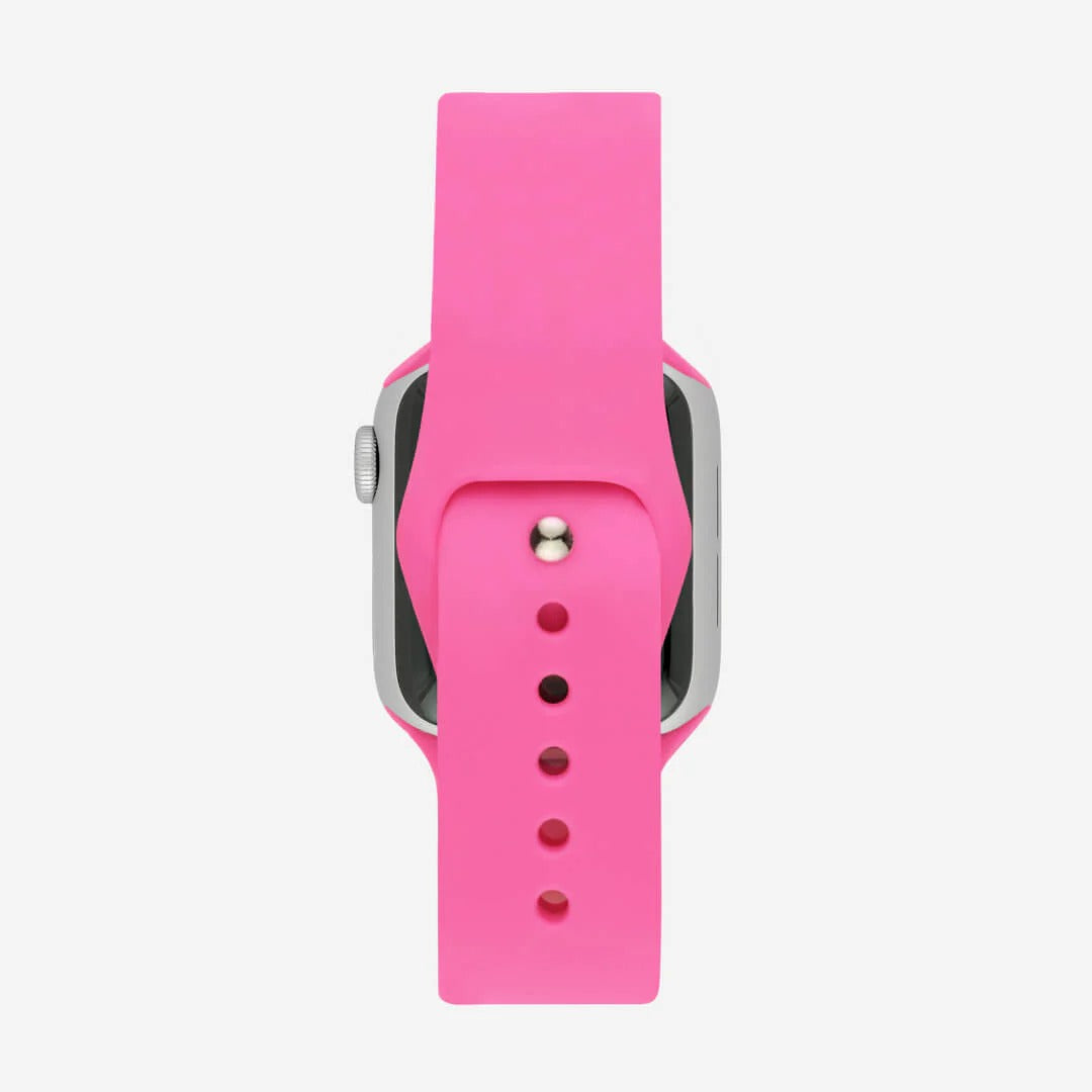 Barbie Pembesi Silikon Kordon - Apple Watch Uyumlu (S/M – M/L)