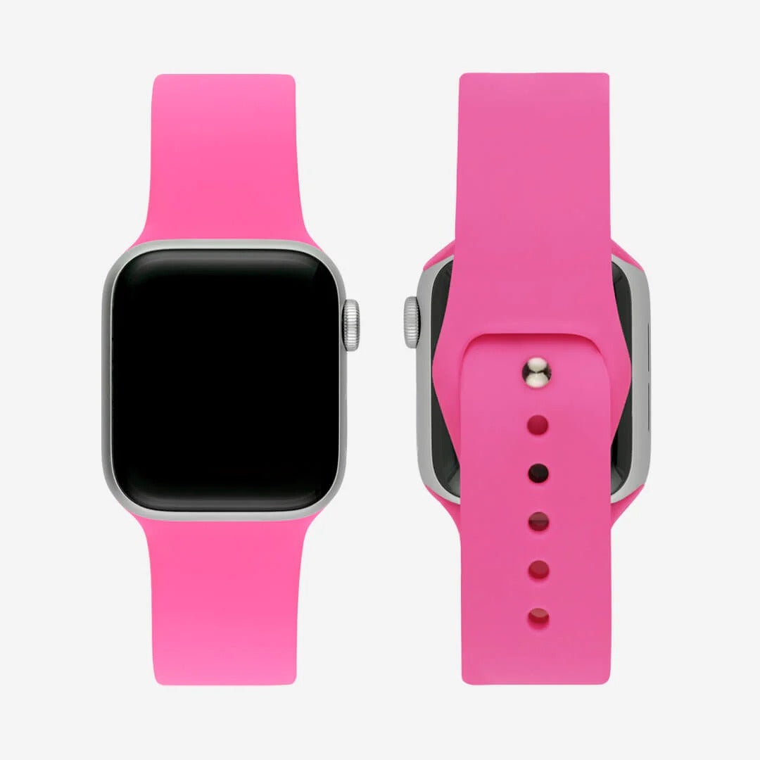 Barbie Pembesi Silikon Kordon - Apple Watch Uyumlu (S/M – M/L)
