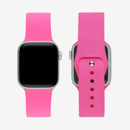 Barbie Pembesi Silikon Kordon - Apple Watch Uyumlu (S/M – M/L)