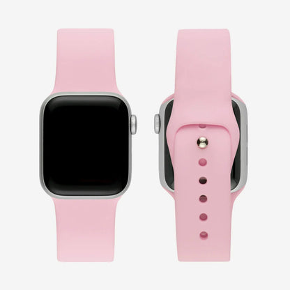 Pembe Silikon Kordon - Apple Watch Uyumlu (S/M – M/L)