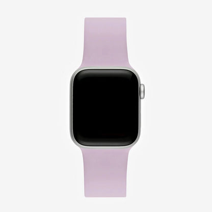 Lavanta Silikon Kordon - Apple Watch Uyumlu (S/M – M/L)