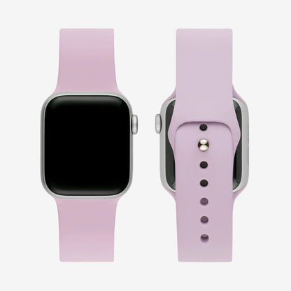 Lavanta Silikon Kordon - Apple Watch Uyumlu (S/M – M/L)
