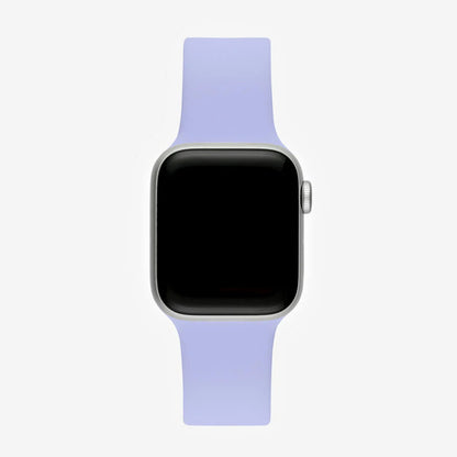 Lila Silikon Kordon - Apple Watch Uyumlu (S/M – M/L)