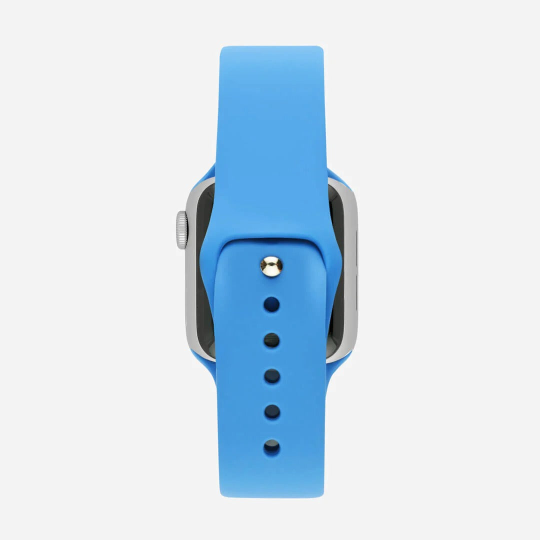 Mavi Silikon Kordon - Apple Watch Uyumlu (S/M – M/L)