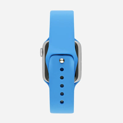 Mavi Silikon Kordon - Apple Watch Uyumlu (S/M – M/L)
