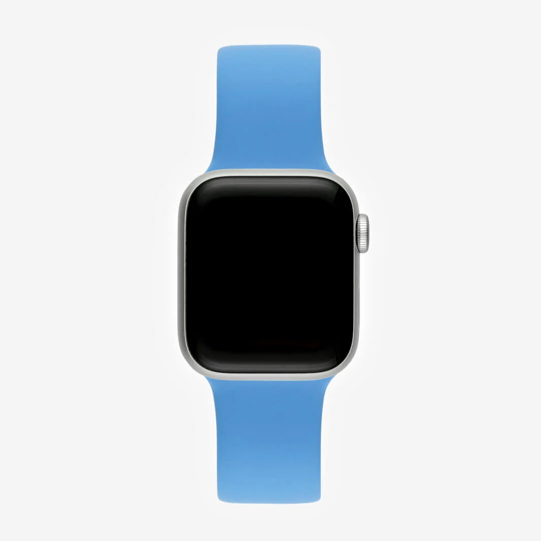 Mavi Silikon Kordon - Apple Watch Uyumlu (S/M – M/L)