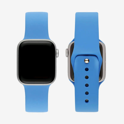 Mavi Silikon Kordon - Apple Watch Uyumlu (S/M – M/L)