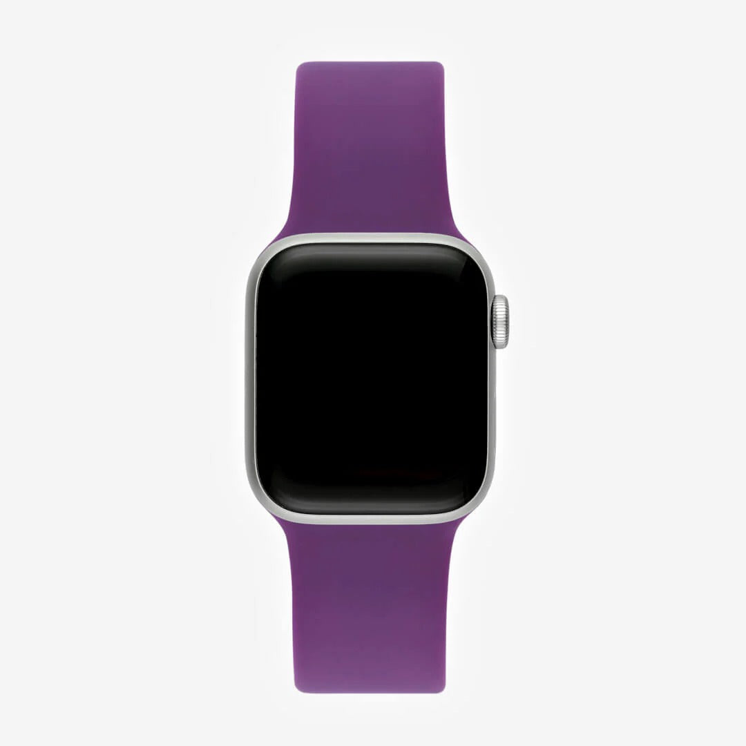 Mor Silikon Kordon - Apple Watch Uyumlu (S/M – M/L)