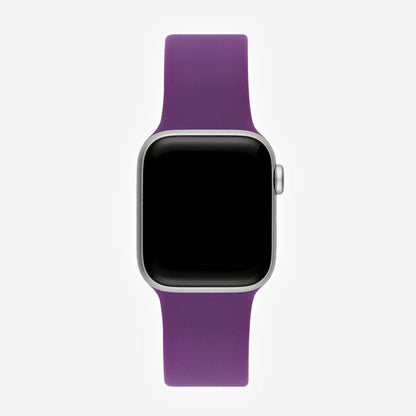 Mor Silikon Kordon - Apple Watch Uyumlu (S/M – M/L)