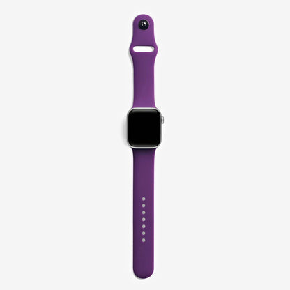 Mor Silikon Kordon - Apple Watch Uyumlu (S/M – M/L)