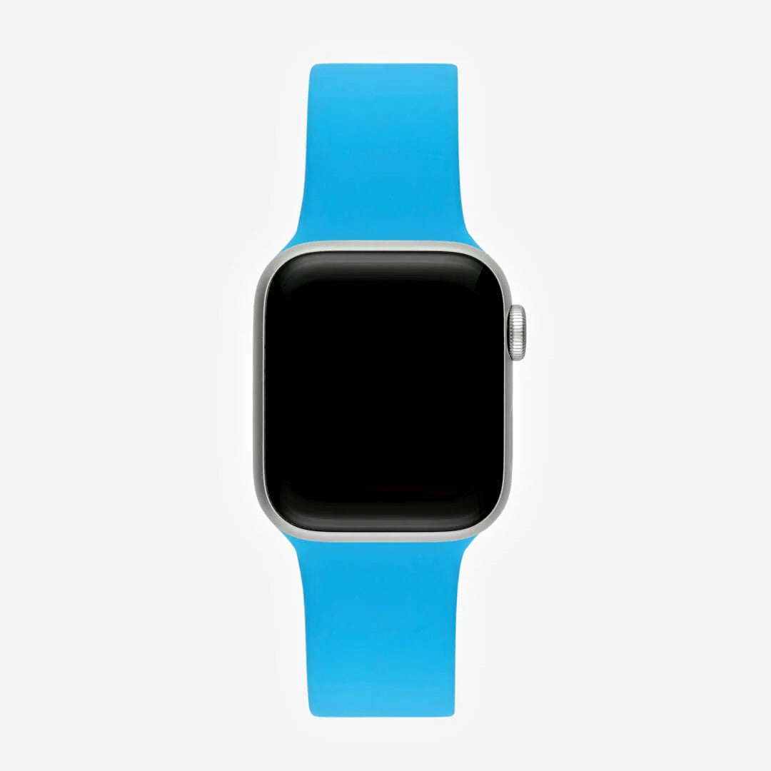 Sörf Mavi Silikon Kordon - Apple Watch Uyumlu (S/M – M/L)