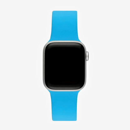 Sörf Mavi Silikon Kordon - Apple Watch Uyumlu (S/M – M/L)