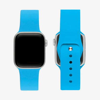 Sörf Mavi Silikon Kordon - Apple Watch Uyumlu (S/M – M/L)