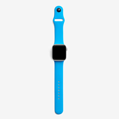 Sörf Mavi Silikon Kordon - Apple Watch Uyumlu (S/M – M/L)