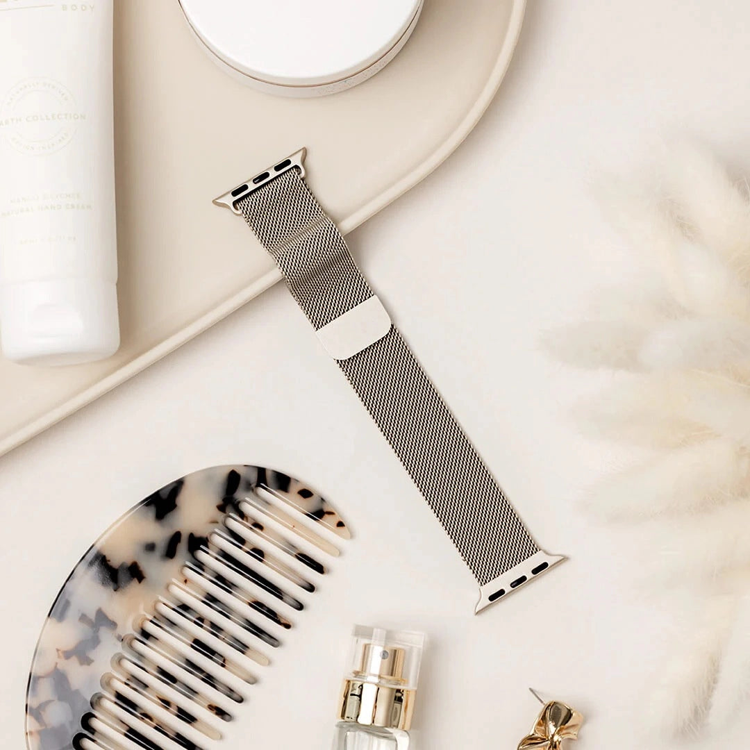 Milanese Serisi Metal Kordon - Apple Watch Uyumlu