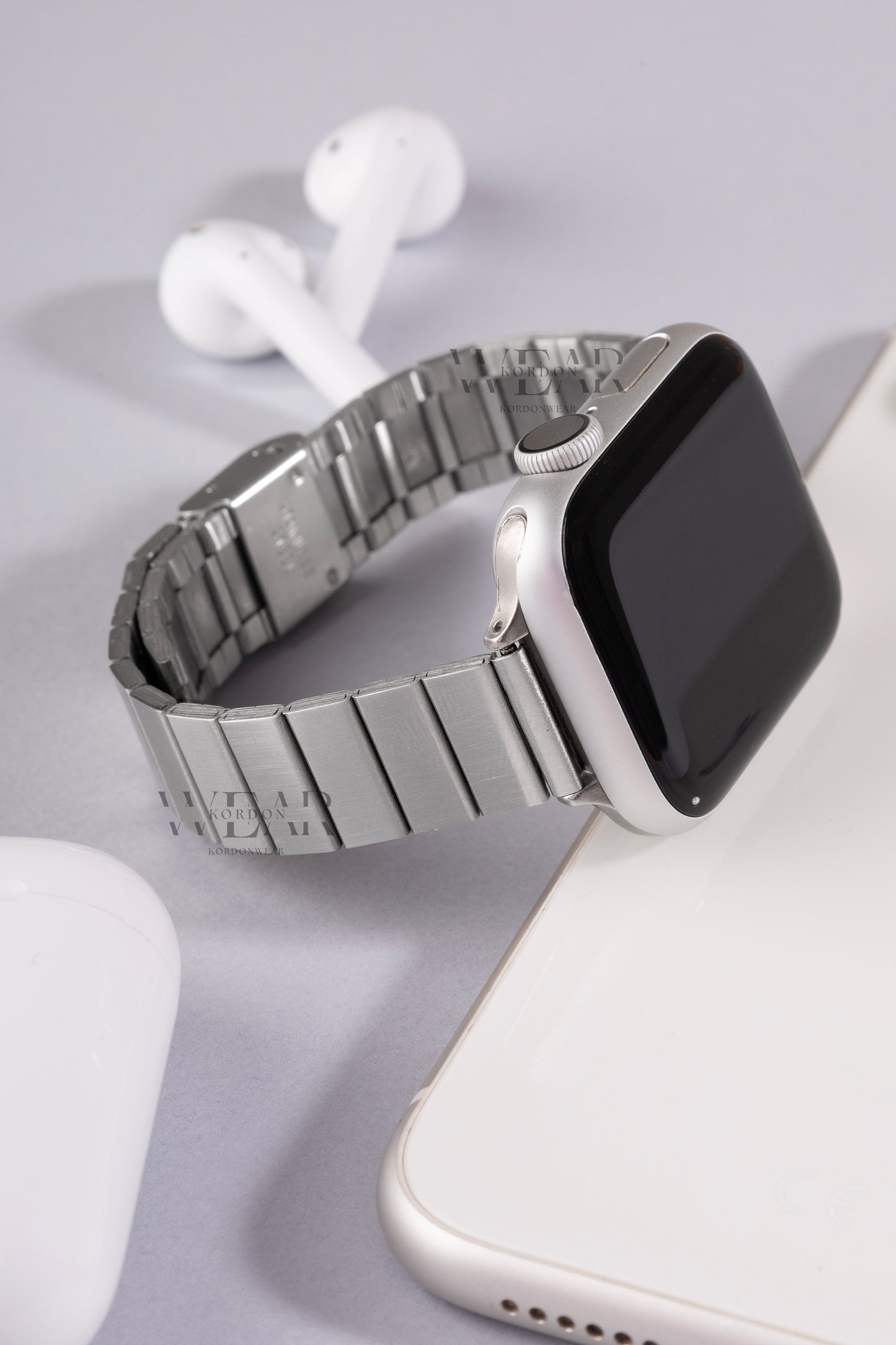 Arkon Serisi Retro Çelik Kordon - Apple Watch Uyumlu (5 Renk Seçimli)