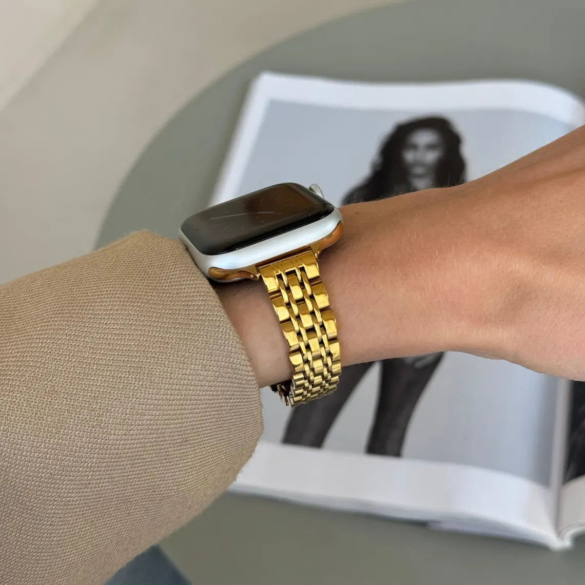 Zelira Serisi Paslanmaz Çelik Kordon - Apple Watch Uyumlu ( 7 Renk Seçimli)