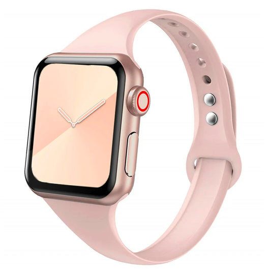Sira Serisi Slim Silikon Kordon - Apple Watch Uyumlu