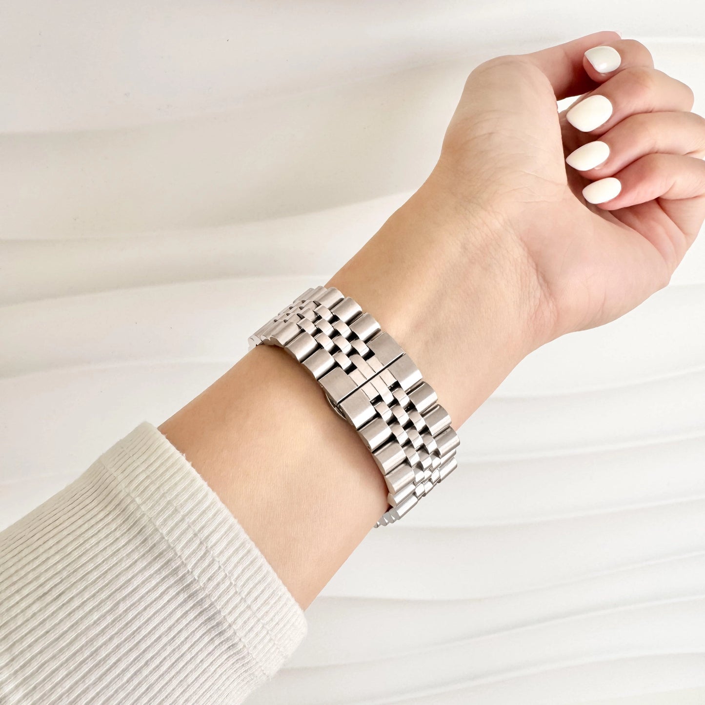 Zeluna Serisi Paslanmaz Çelik Kordon - Apple Watch Uyumlu (7 Renk Seçimi)
